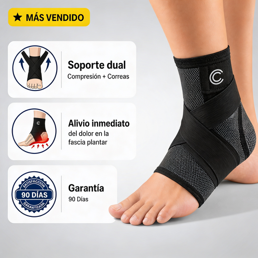 Tobillera de Compresión con Correas de Soporte