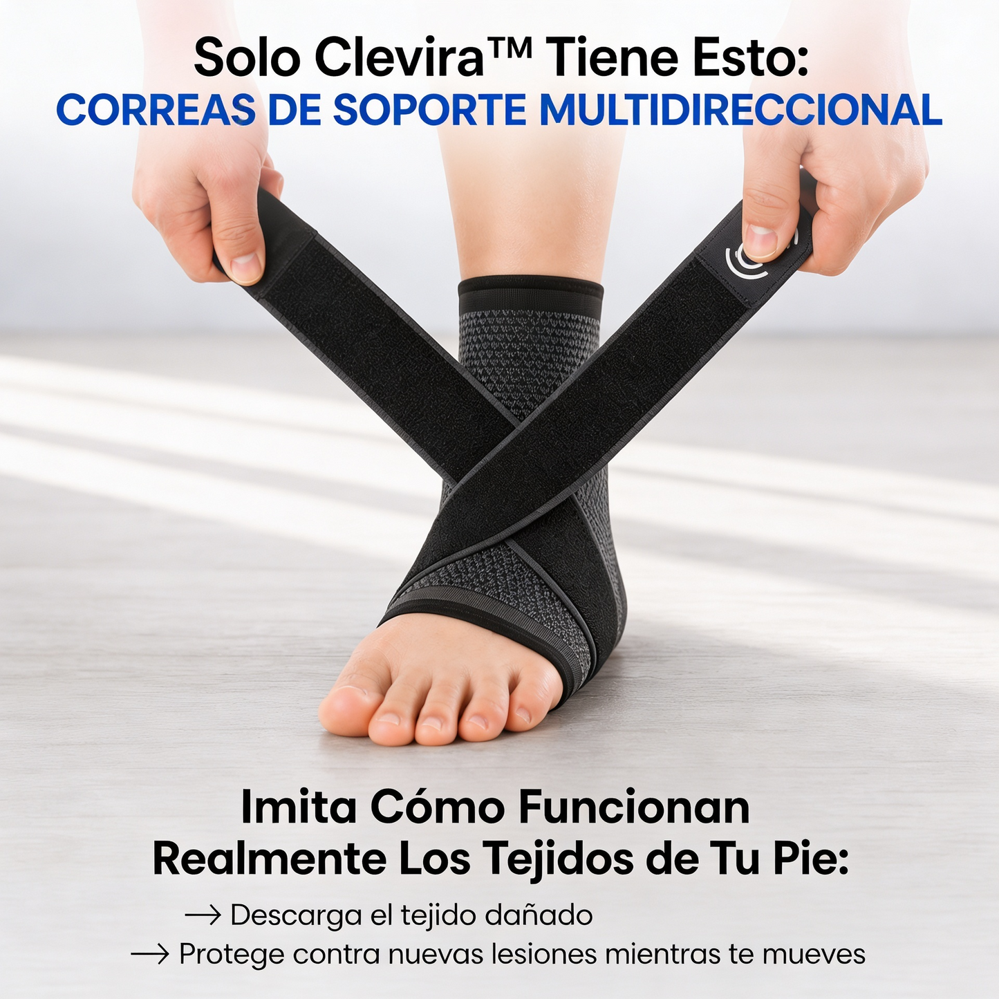 Tobillera de Compresión con Correas de Soporte